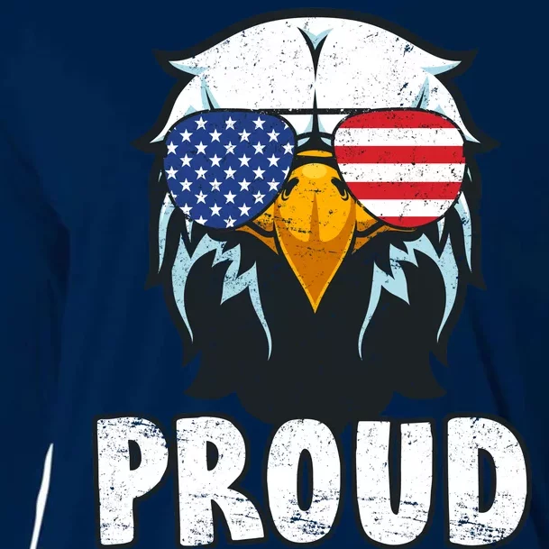 Proud Patriotic Eagle Cooling Performance Long Sleeve Crew