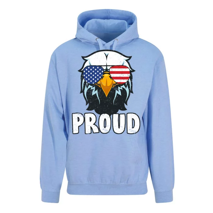 Proud Patriotic Eagle Unisex Surf Hoodie