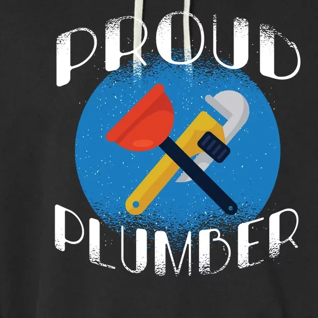 Proud Plumber Garment-Dyed Fleece Hoodie