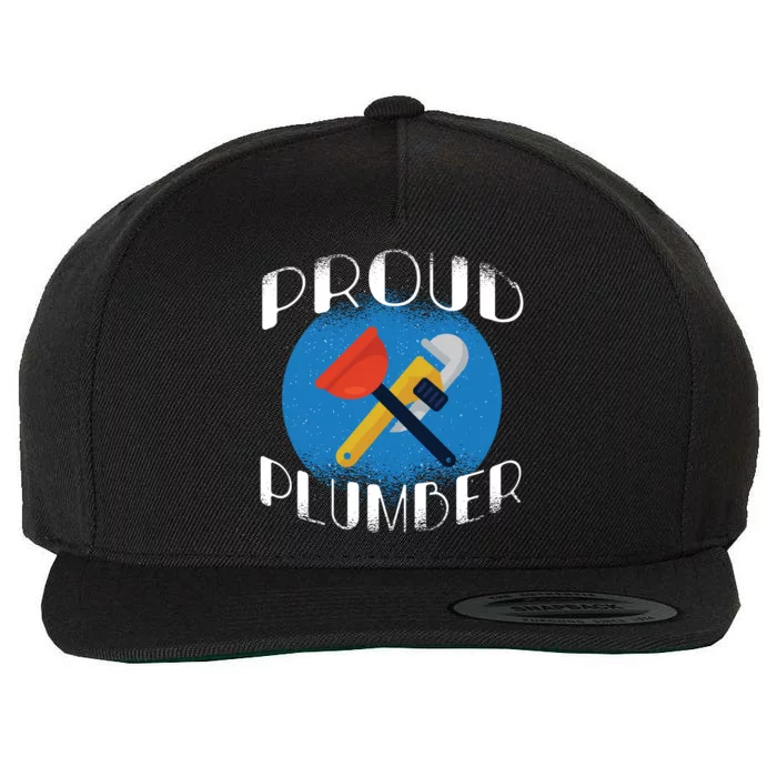 Proud Plumber Wool Snapback Cap