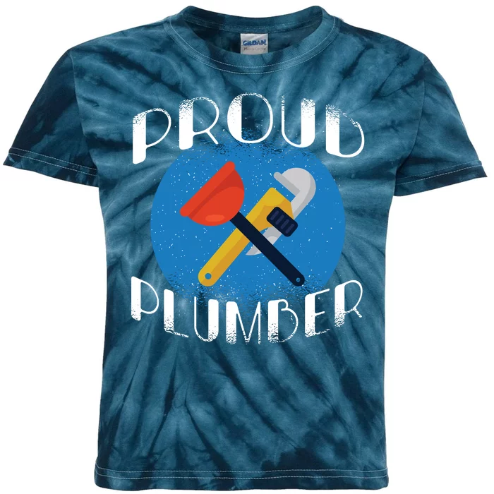 Proud Plumber Kids Tie-Dye T-Shirt