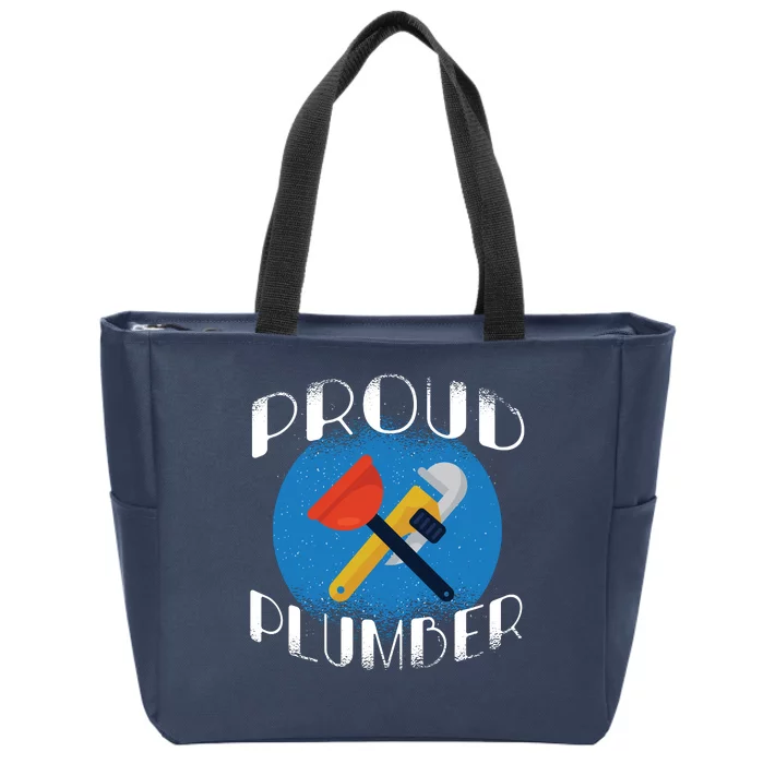 Proud Plumber Zip Tote Bag