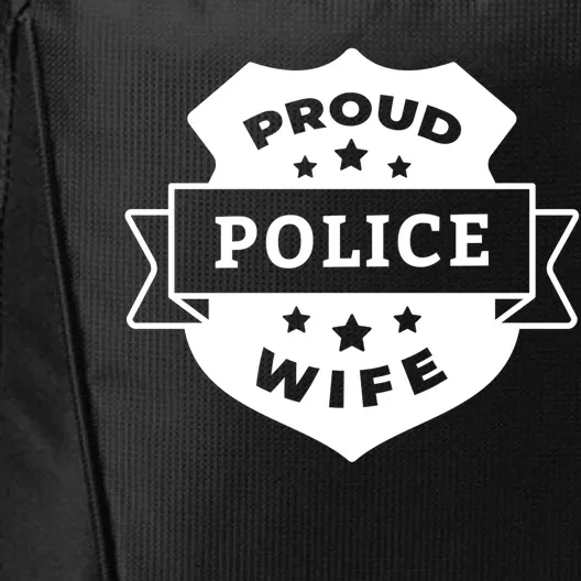 Proud Police Wife City Backpack