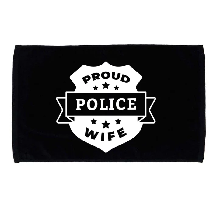 Proud Police Wife Microfiber Hand Towel