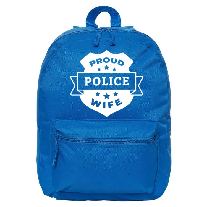 Proud Police Wife 16 in Basic Backpack