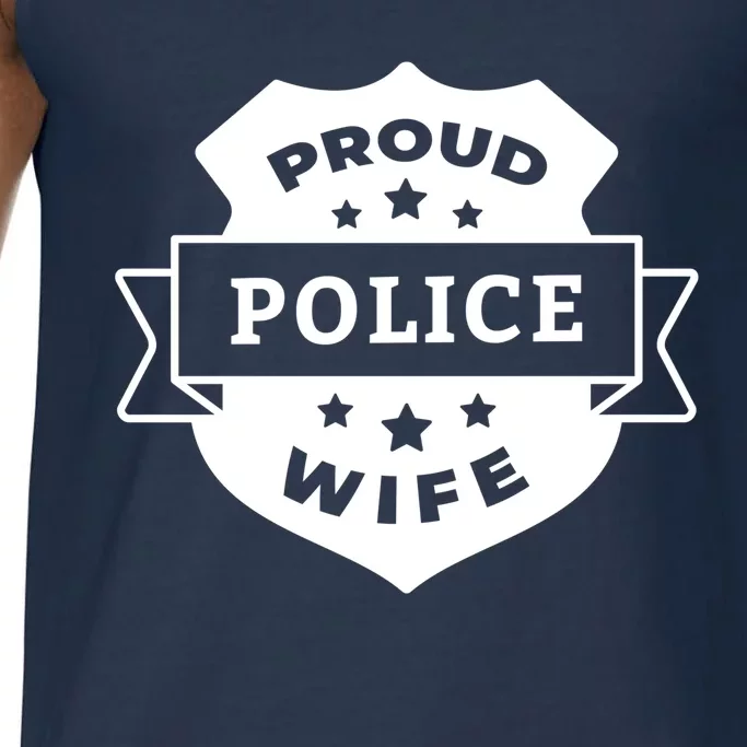 Proud Police Wife Comfort Colors® Tank Top