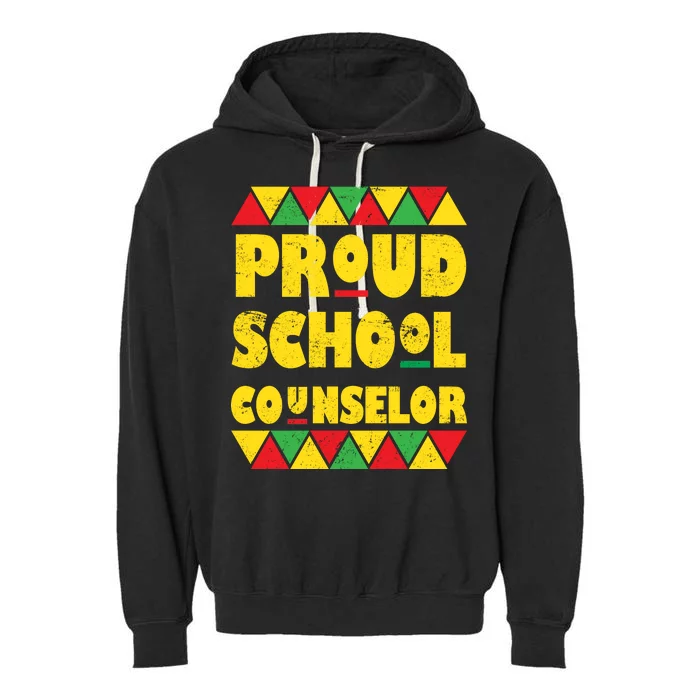 Proud School Counselor Garment-Dyed Fleece Hoodie