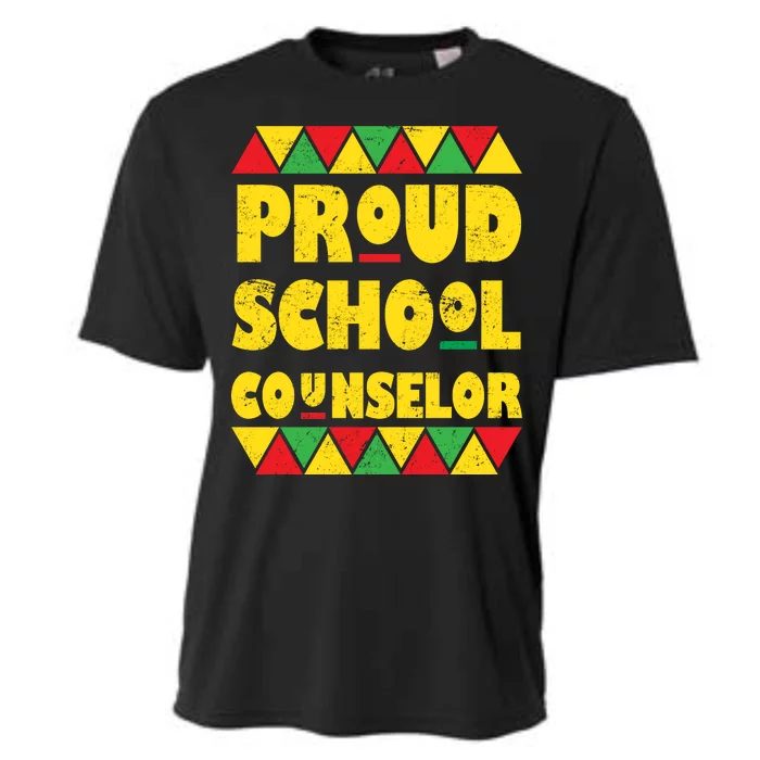 Proud School Counselor Cooling Performance Crew T-Shirt