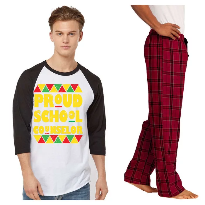 Proud School Counselor Raglan Sleeve Pajama Set