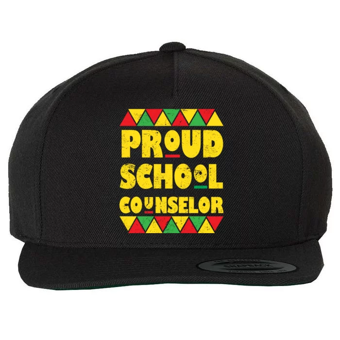 Proud School Counselor Wool Snapback Cap