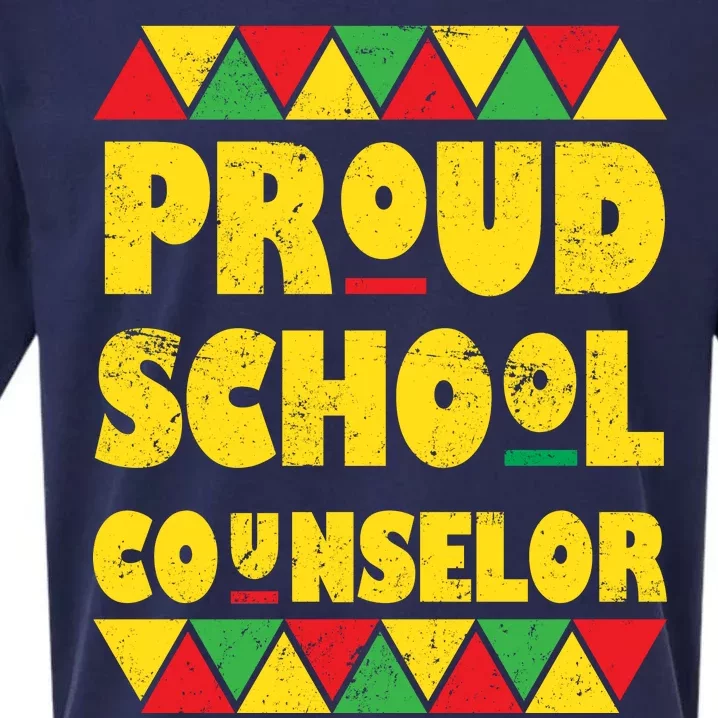 Proud School Counselor Sueded Cloud Jersey T-Shirt