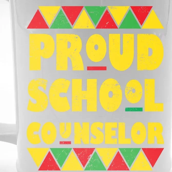 Proud School Counselor Front & Back Beer Stein