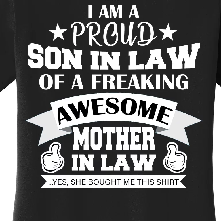 Proud Son In Law Of An Awesome Mother in Law Women's T-Shirt