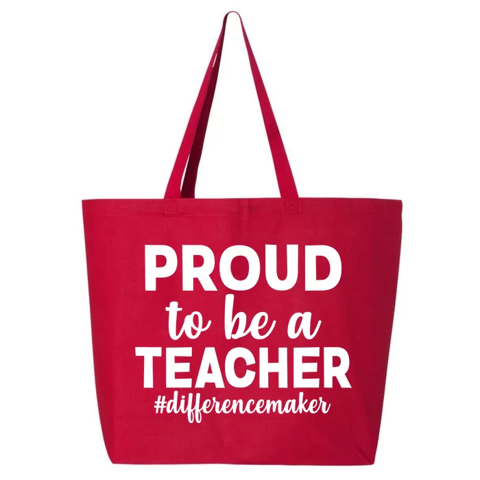 Proud To Be A Teacher #differencemaker 25L Jumbo Tote