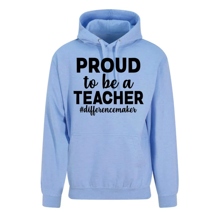 Proud To Be A Teacher #differencemaker Unisex Surf Hoodie