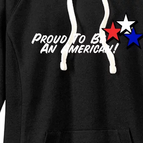 Proud To Be An American! Women's Fleece Hoodie