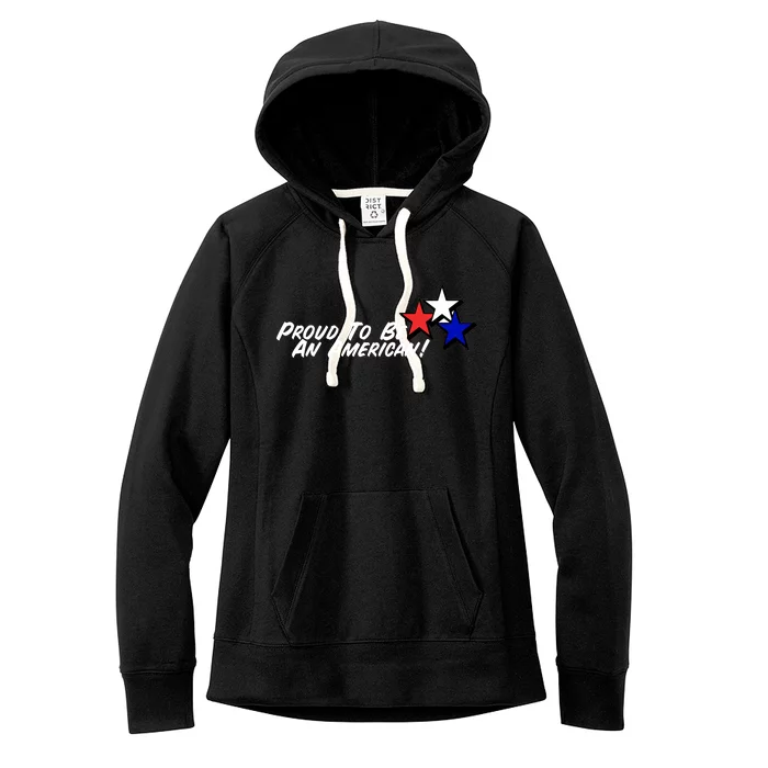 Proud To Be An American! Women's Fleece Hoodie