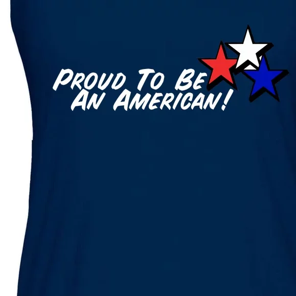 Proud To Be An American! Ladies Essential Flowy Tank