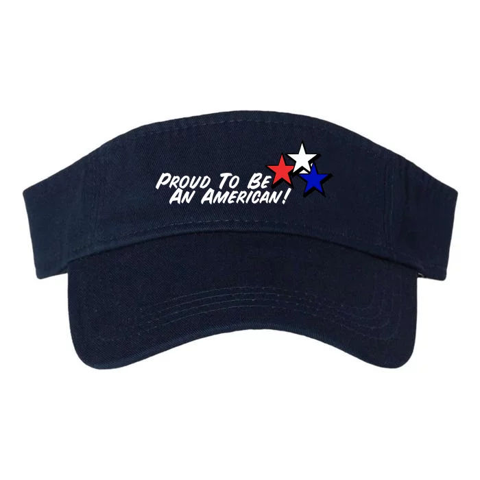 Proud To Be An American! Valucap Bio-Washed Visor