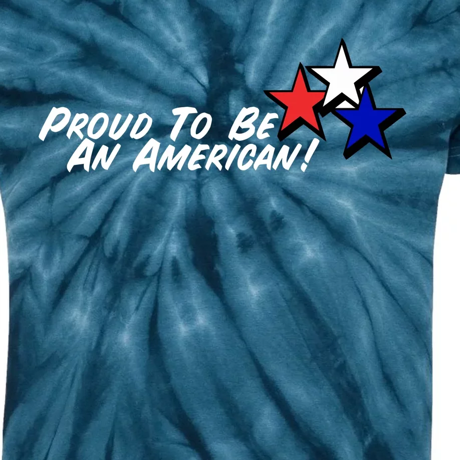 Proud To Be An American Kids Tie-Dye T-Shirt