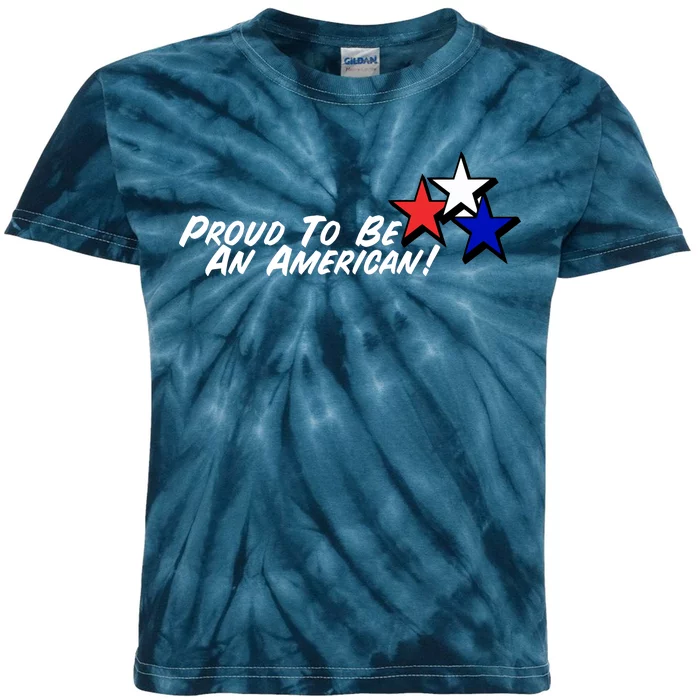 Proud To Be An American Kids Tie-Dye T-Shirt