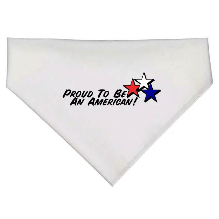 Proud To Be An American USA-Made Doggie Bandana