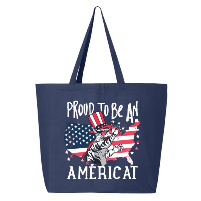 Proud To Be an Americat Cat 25L Jumbo Tote