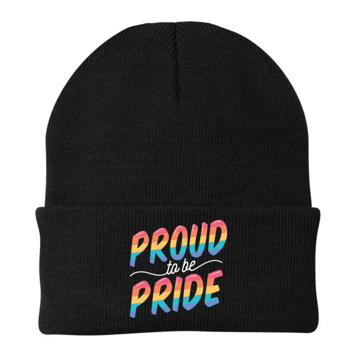 Proud To Be Pride Knit Cap Winter Beanie