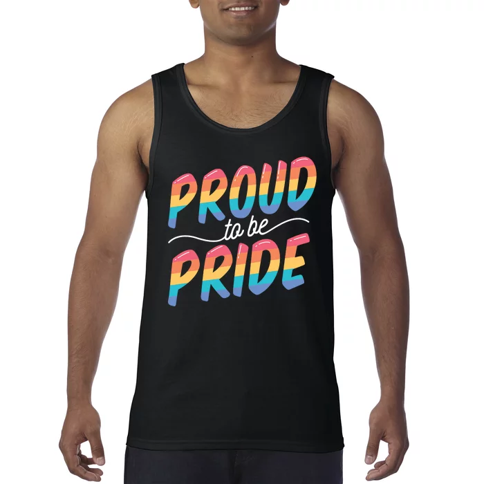 Proud To Be Pride Tank Top