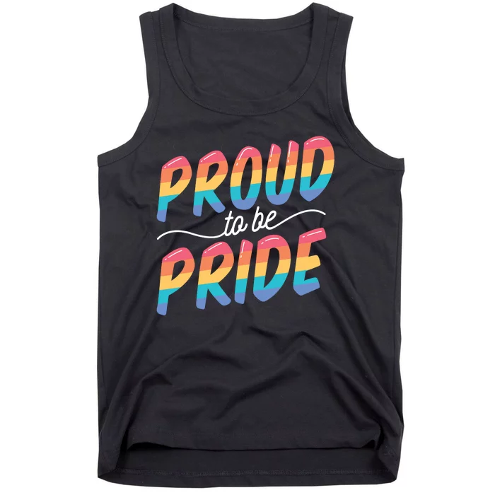 Proud To Be Pride Tank Top