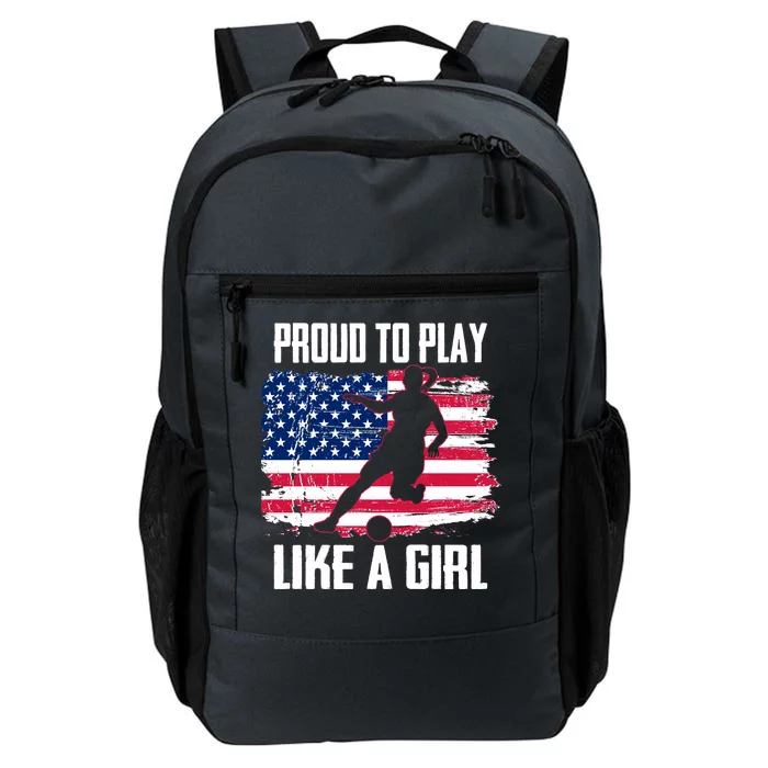 Proud To Play Like A Girl USA Soccer Daily Commute Backpack