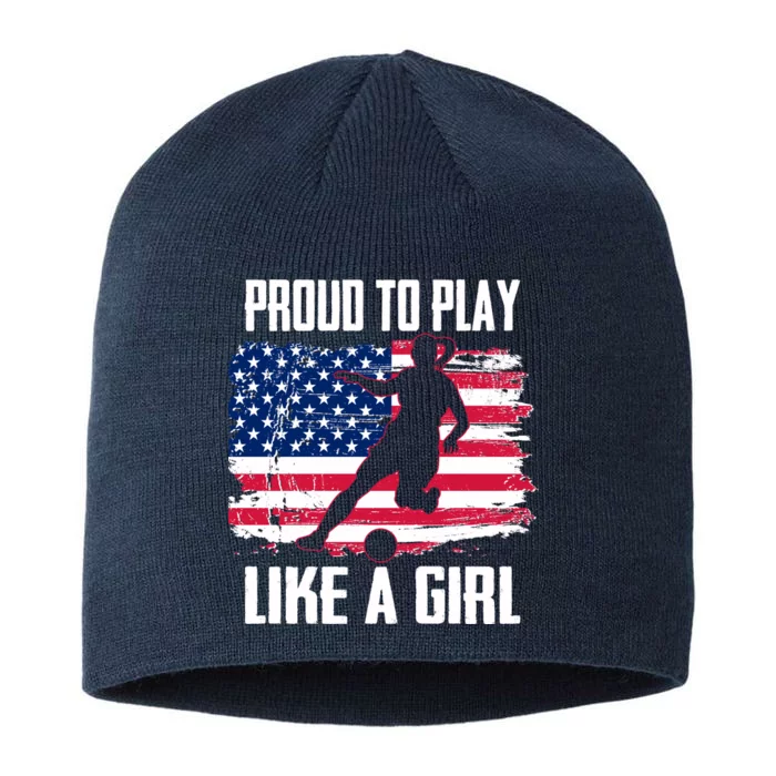 Proud To Play Like A Girl USA Soccer 8 1/2in Sustainable Knit Beanie