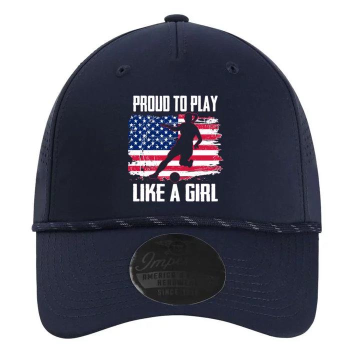 Proud To Play Like A Girl USA Soccer Performance The Dyno Cap