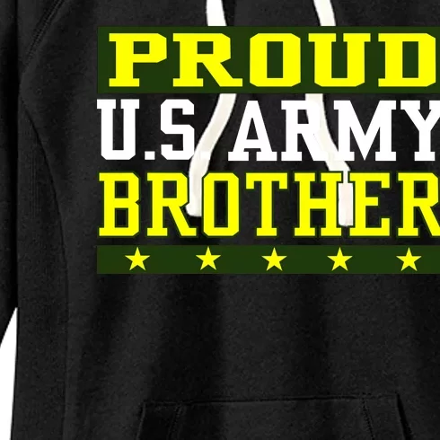 Proud U.S. Army Brother Women's Fleece Hoodie