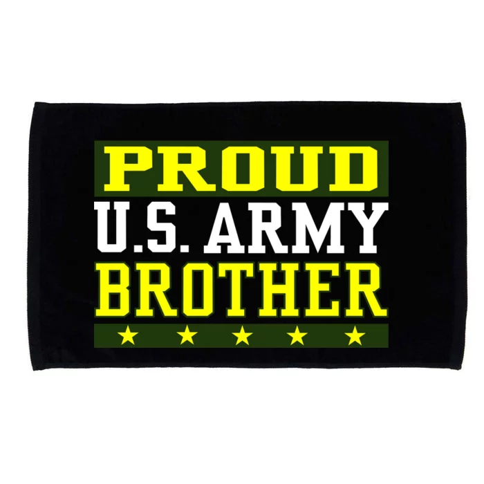 Proud U.S. Army Brother Microfiber Hand Towel