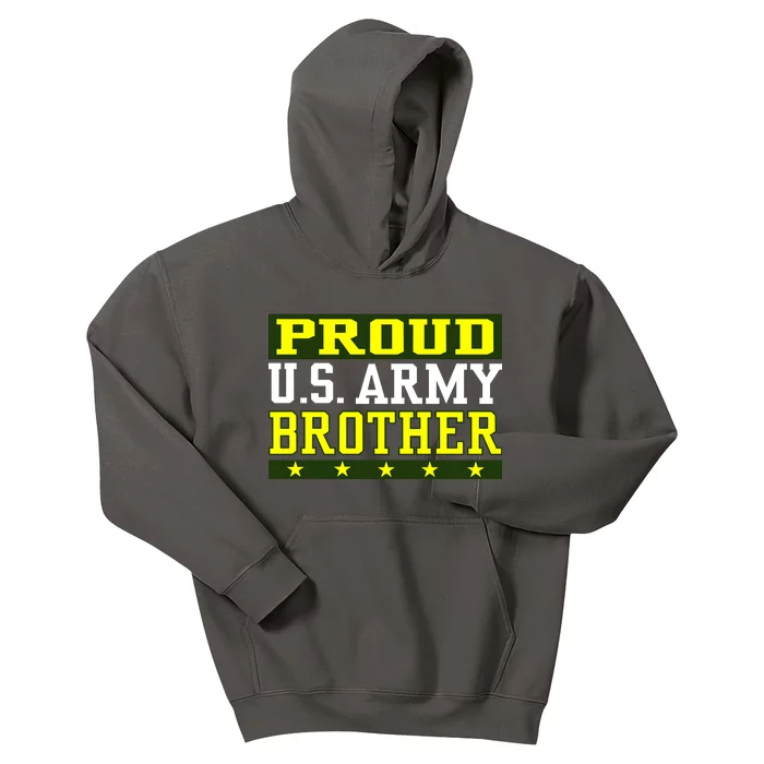 Proud U.S. Army Brother Kids Hoodie