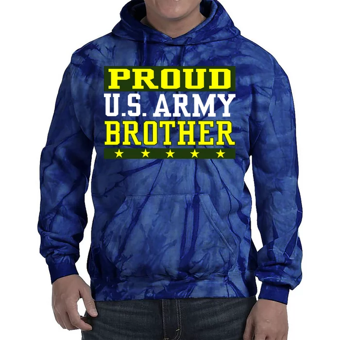 Proud U.S. Army Brother Tie Dye Hoodie