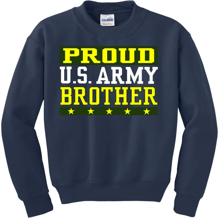 Proud U.S. Army Brother Kids Sweatshirt