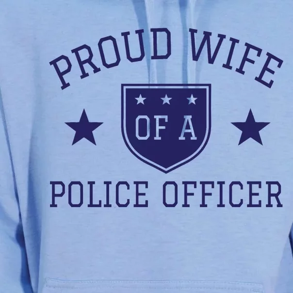 Proud Wife of A Police Officer Unisex Surf Hoodie