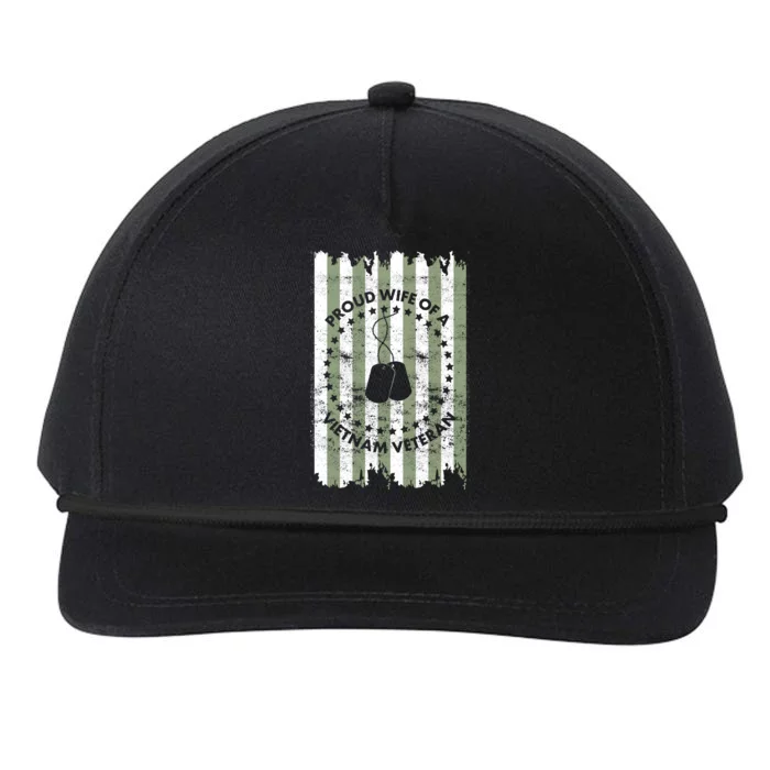 Proud Wife Of A Vietnam Veteran Snapback Five-Panel Rope Hat