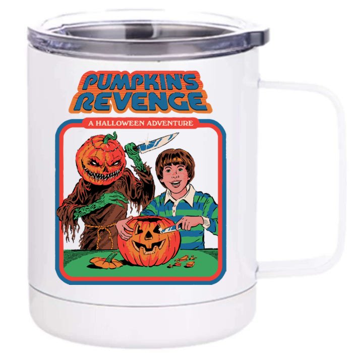 Pumpkin&39;S Revenge Front & Back 12oz Stainless Steel Tumbler Cup