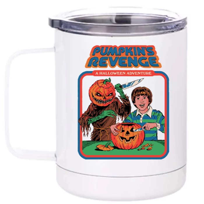 Pumpkin&39;S Revenge Front & Back 12oz Stainless Steel Tumbler Cup