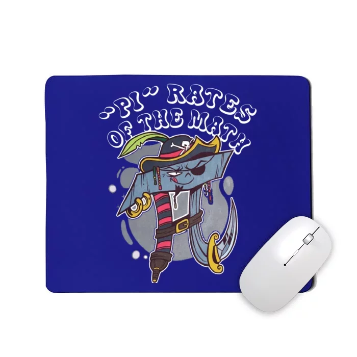 Pi Rate Piratecute Giftvintage Happy Pi Day Math Nerd Funny Gift Mousepad