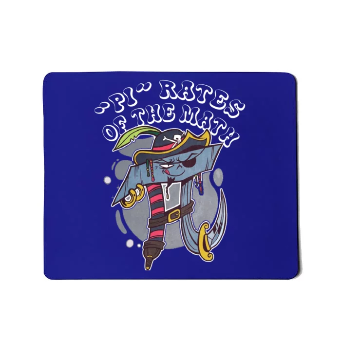 Pi Rate Piratecute Giftvintage Happy Pi Day Math Nerd Funny Gift Mousepad