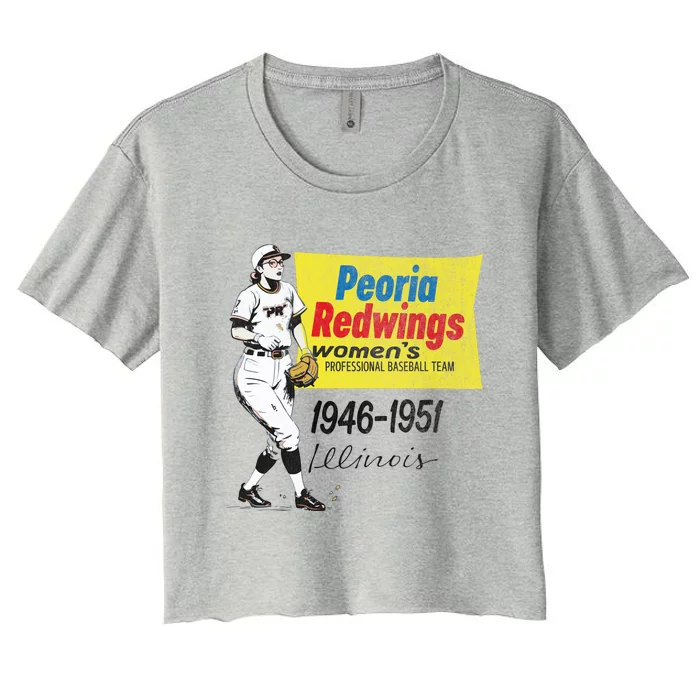 Peoria Redwings Women's Crop Top Tee