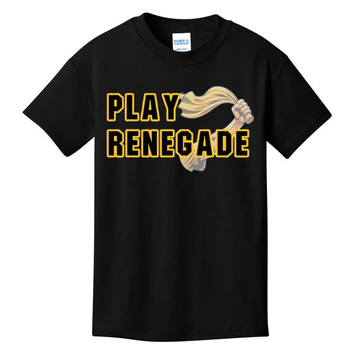 Play Renegade Pittsburgh Theme Kids T-Shirt