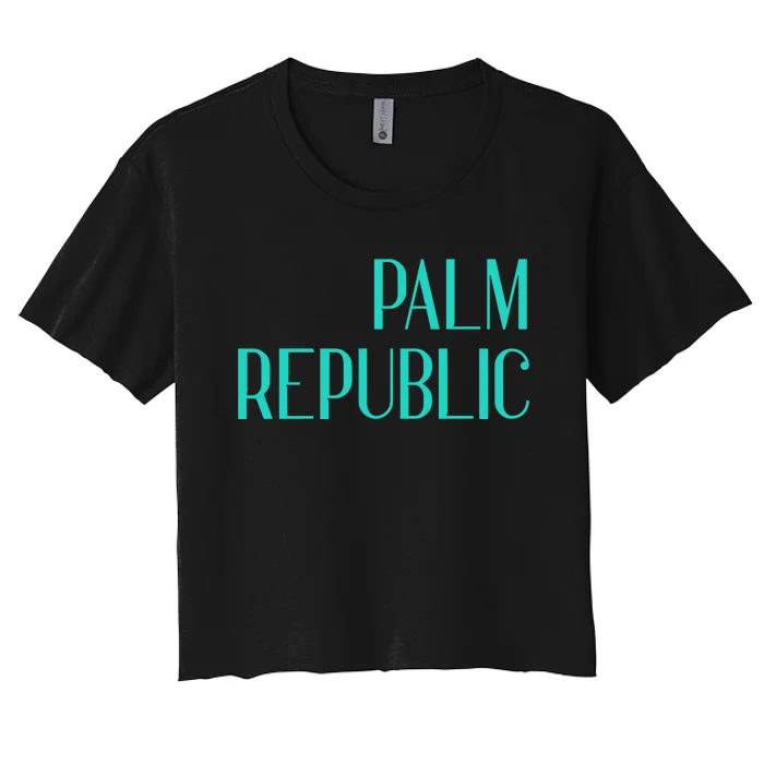 Palm Republic Women's Crop Top Tee