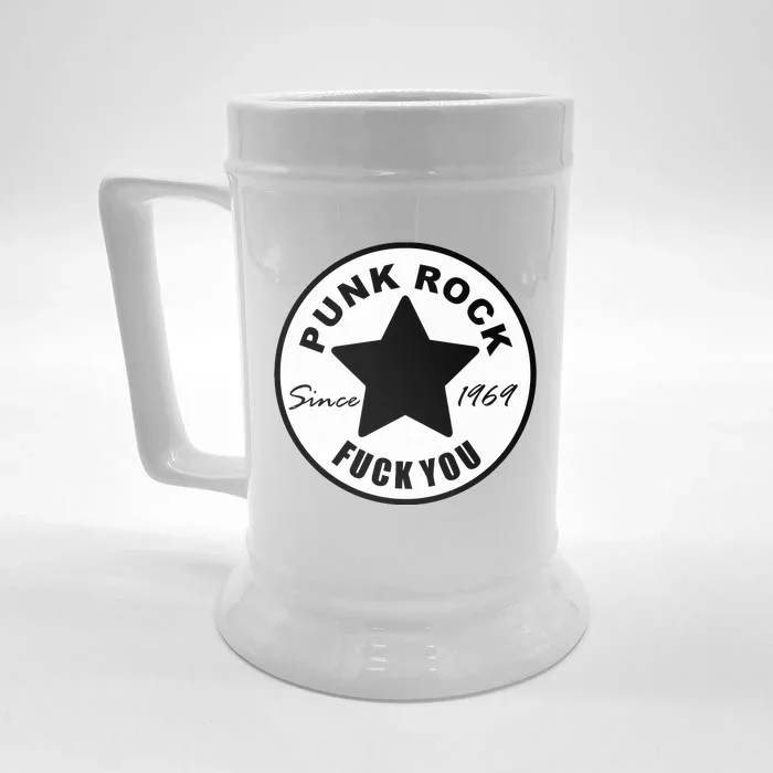 Punk Rock Front & Back Beer Stein