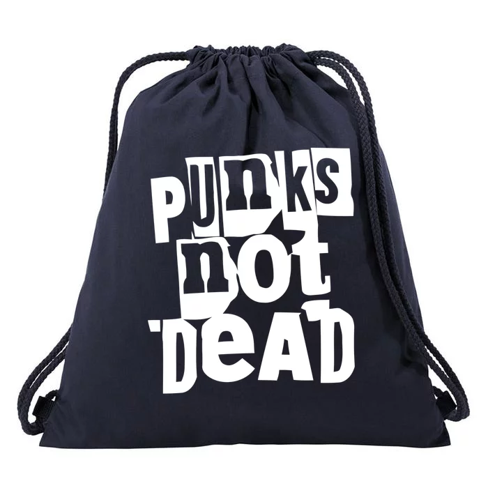 Punk Rock Drawstring Bag