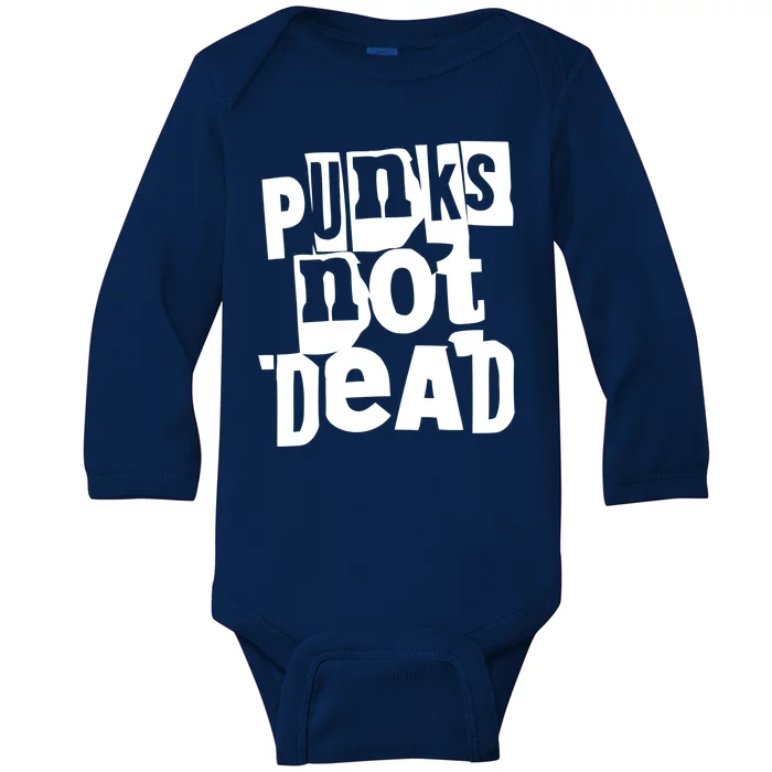 Punk Rock Baby Long Sleeve Bodysuit